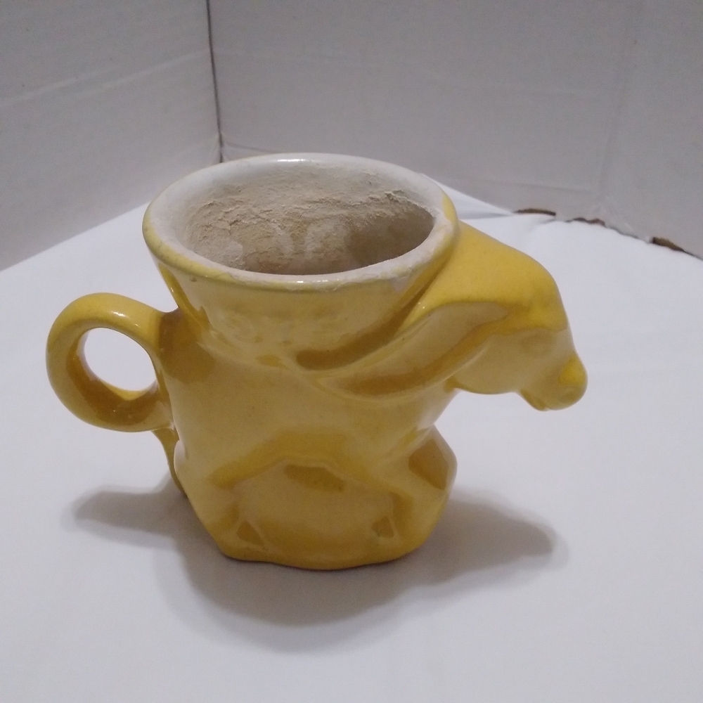 Vintage 1975 Frankoma Mule Mini Planter Pot 4" Tall